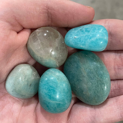 1" Tumbled Amazonite