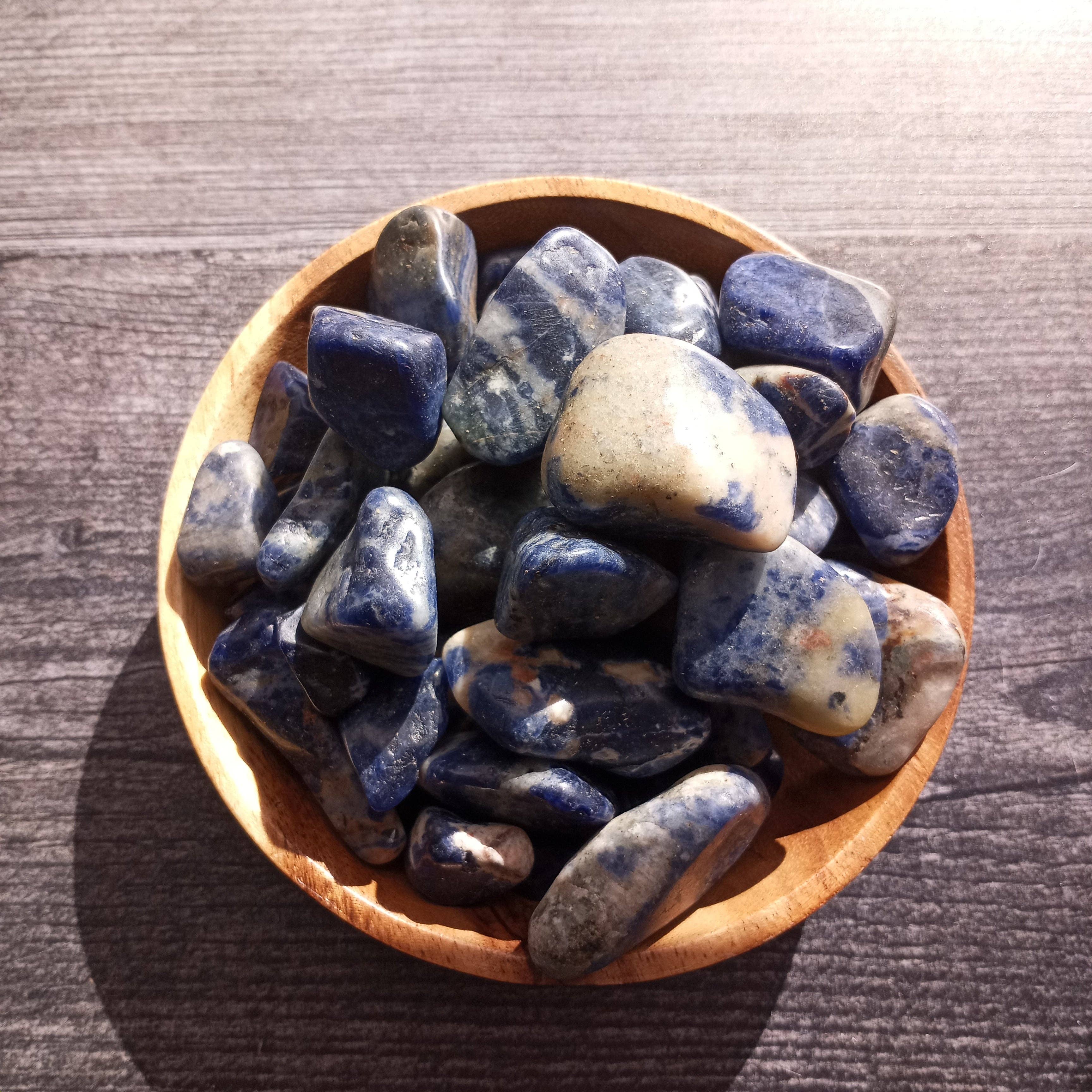 Tumbled Sodalite