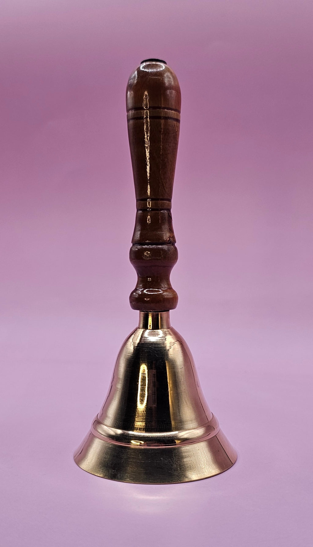 Brass Bell w/ Wooden Handle