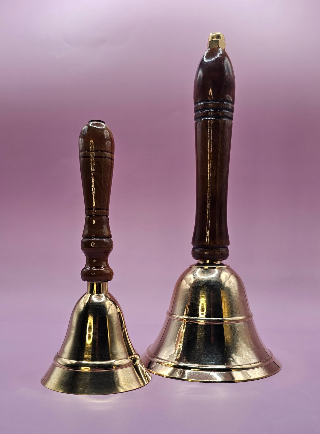Brass Bell w/ Wooden Handle