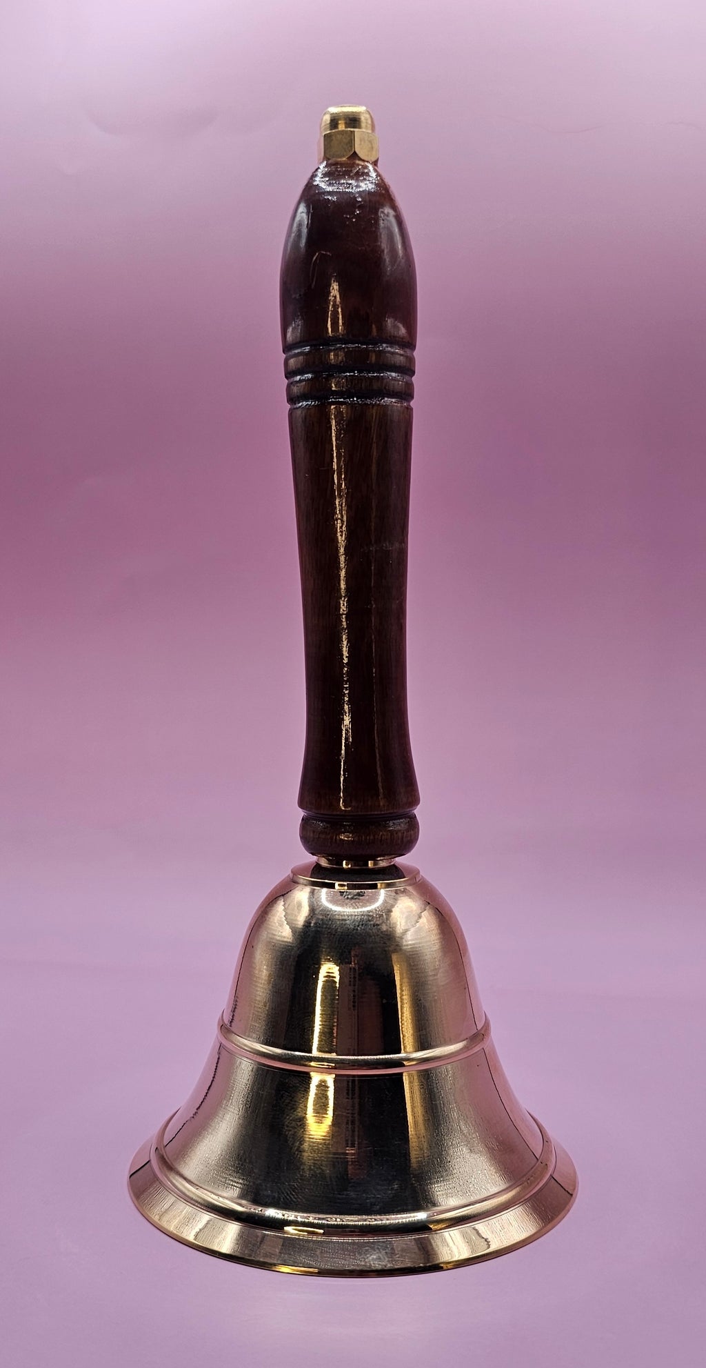 Brass Bell w/ Wooden Handle