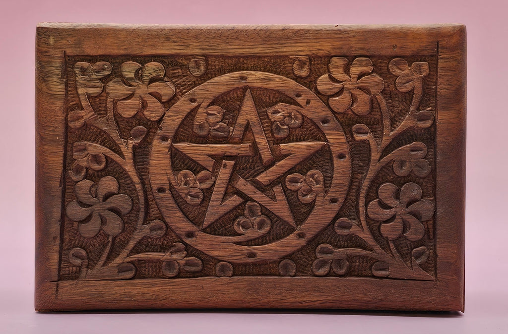 Carved Wood Box