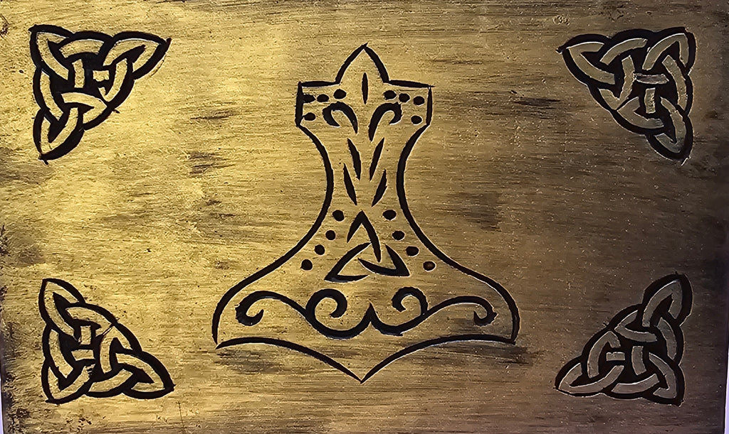 Carved Wood Box