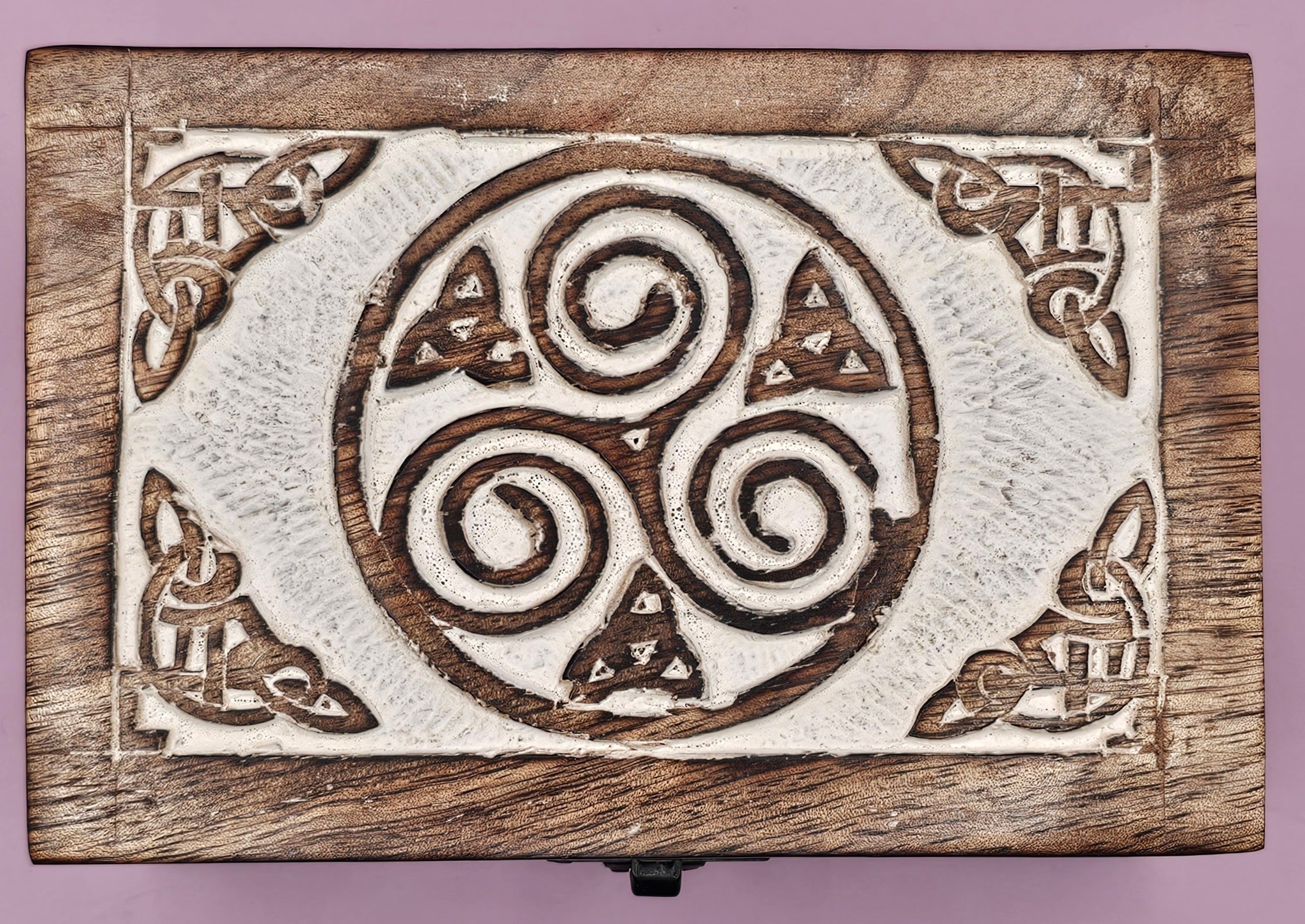 Carved Wood Box