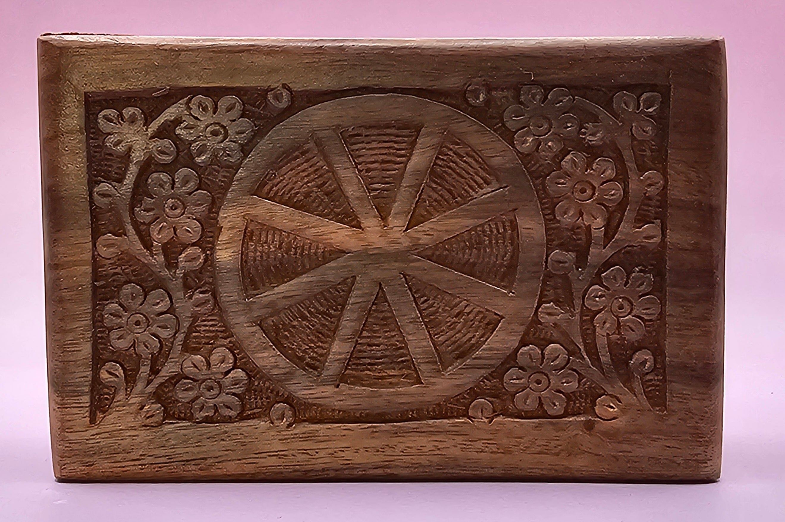 Carved Wood Box