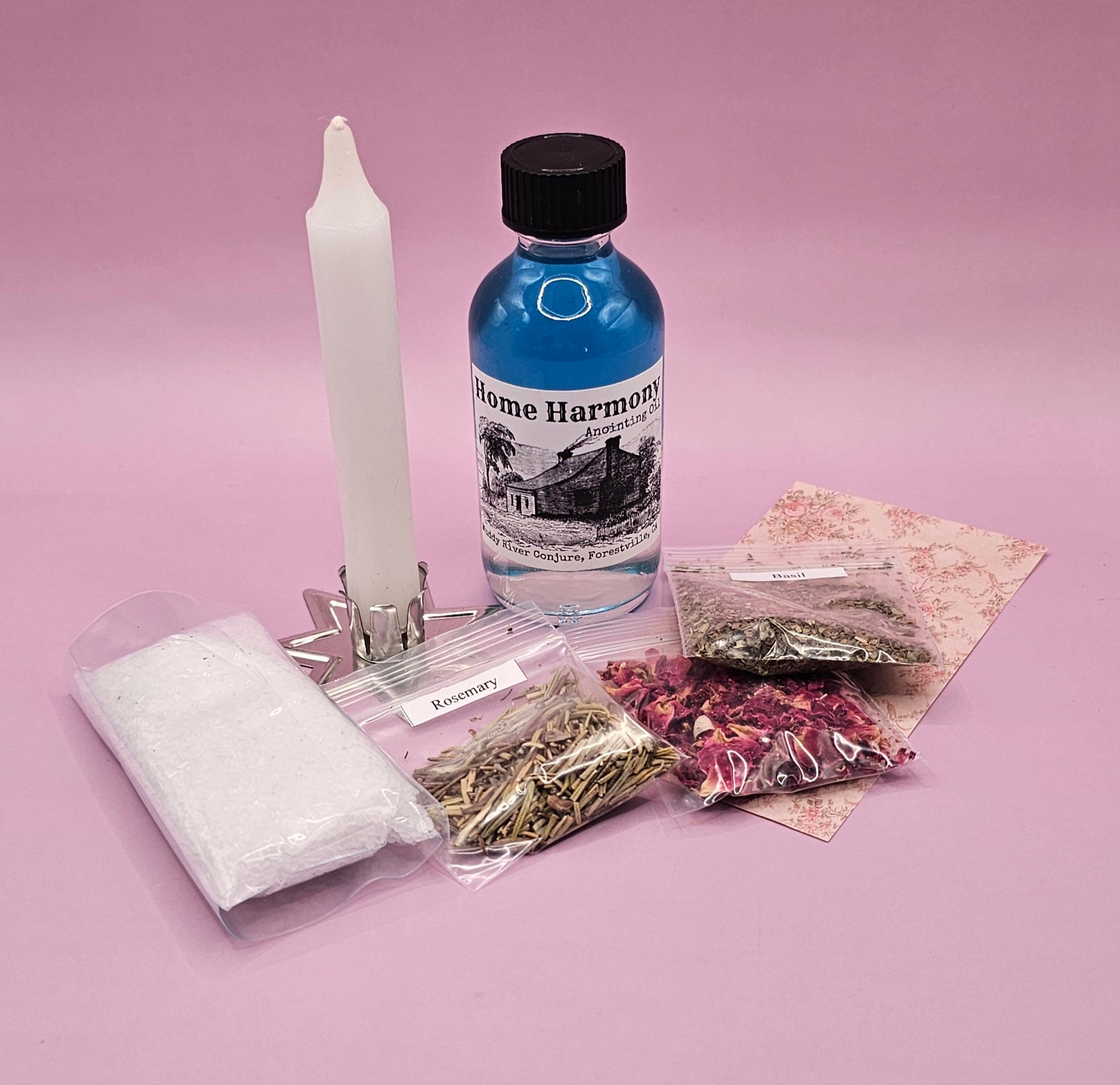 Home Harmony Ritual Kit, Spell Kit for a Peaceful Home