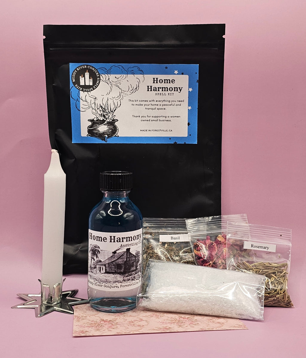 Home Harmony Ritual Kit, Spell Kit for a Peaceful Home