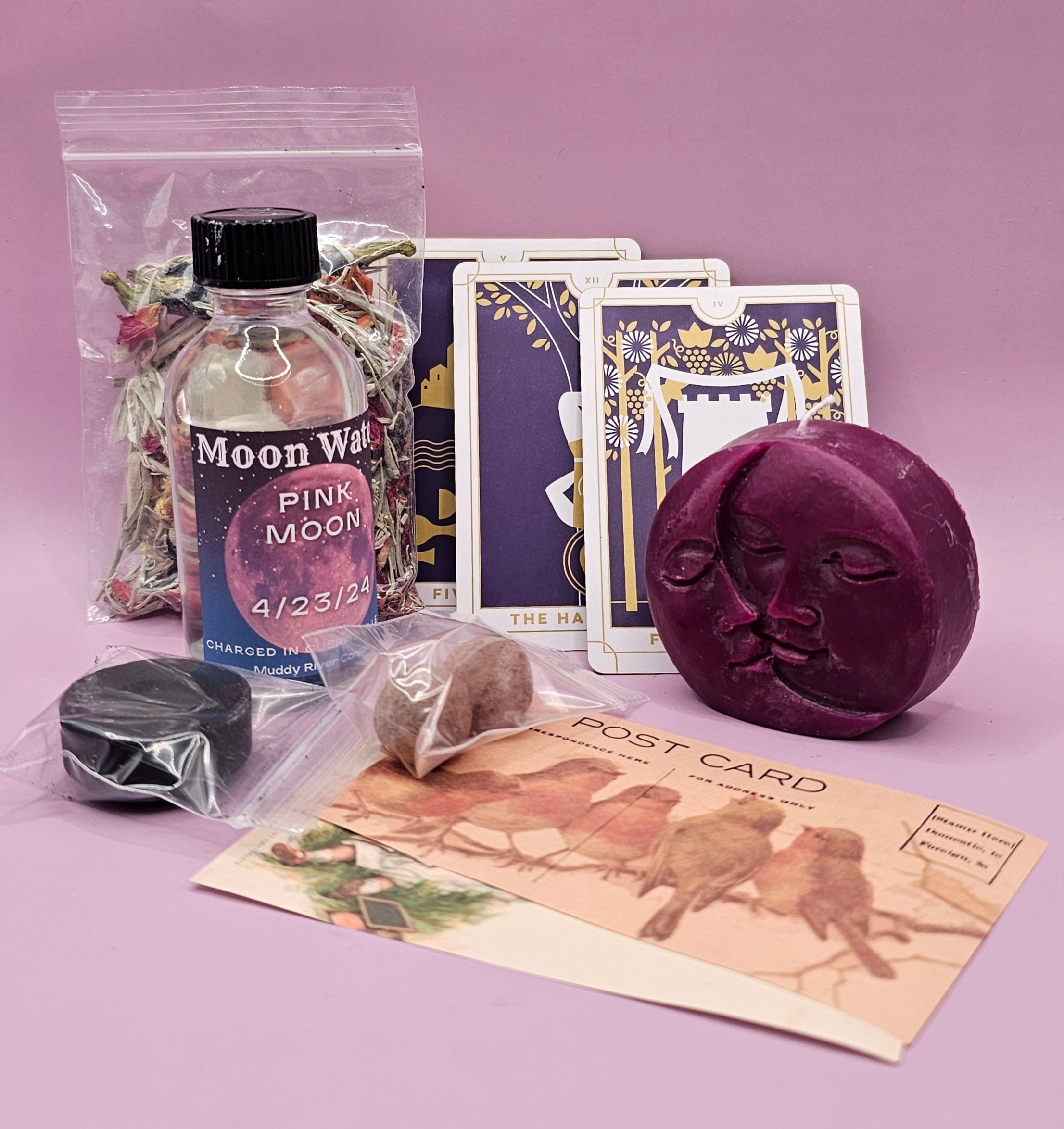 New Moon Ritual, Complete Spell Kit to Set Intentions