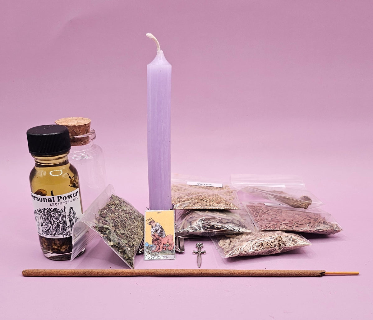 Personal Power Ritual and Bottle Spell Amulet Kit