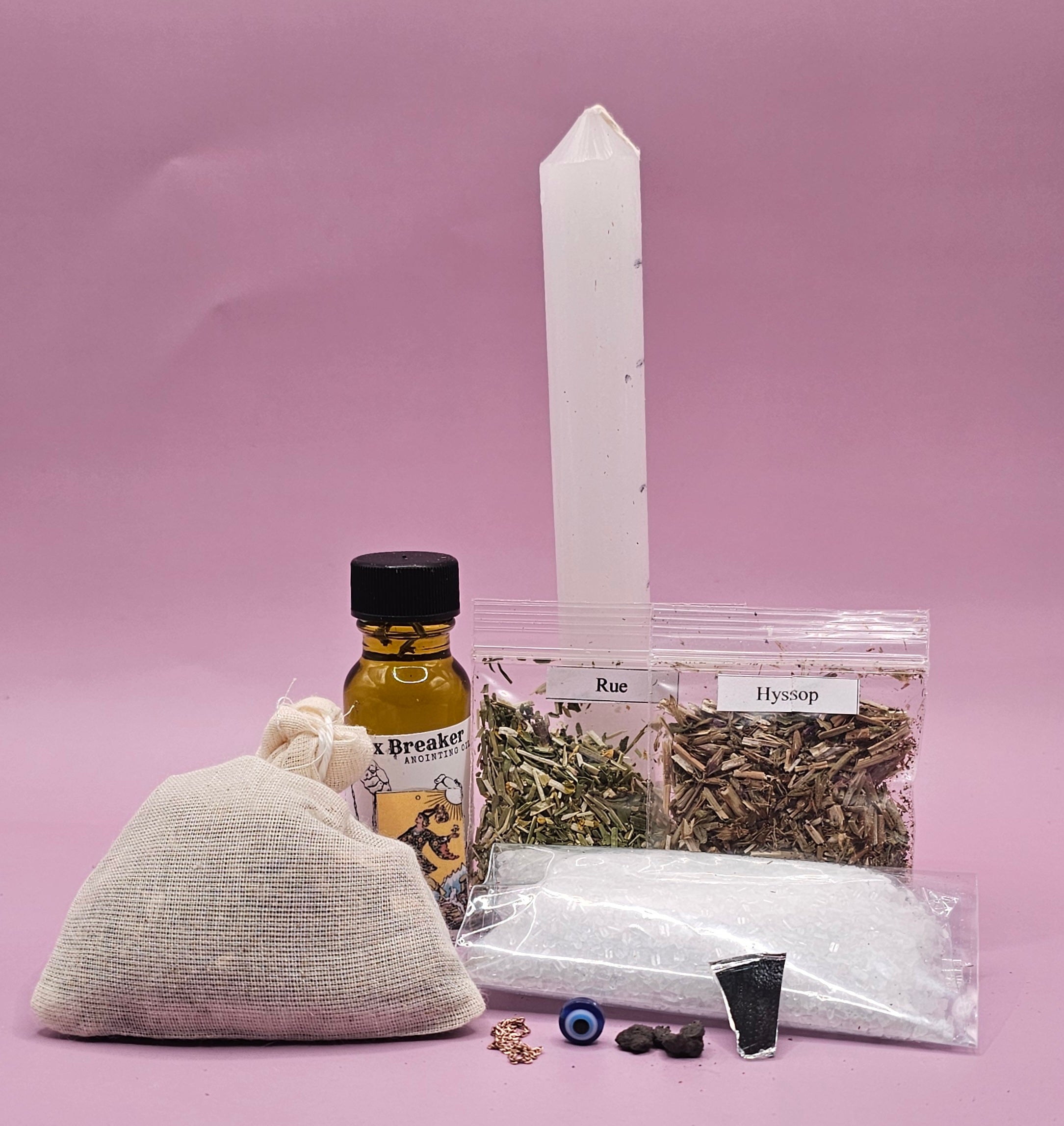 Hex Breaker Seven Night Ritual Kit with Cleansing Herb Bath