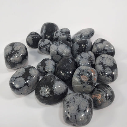 Tumbled Snowflake Obsidian