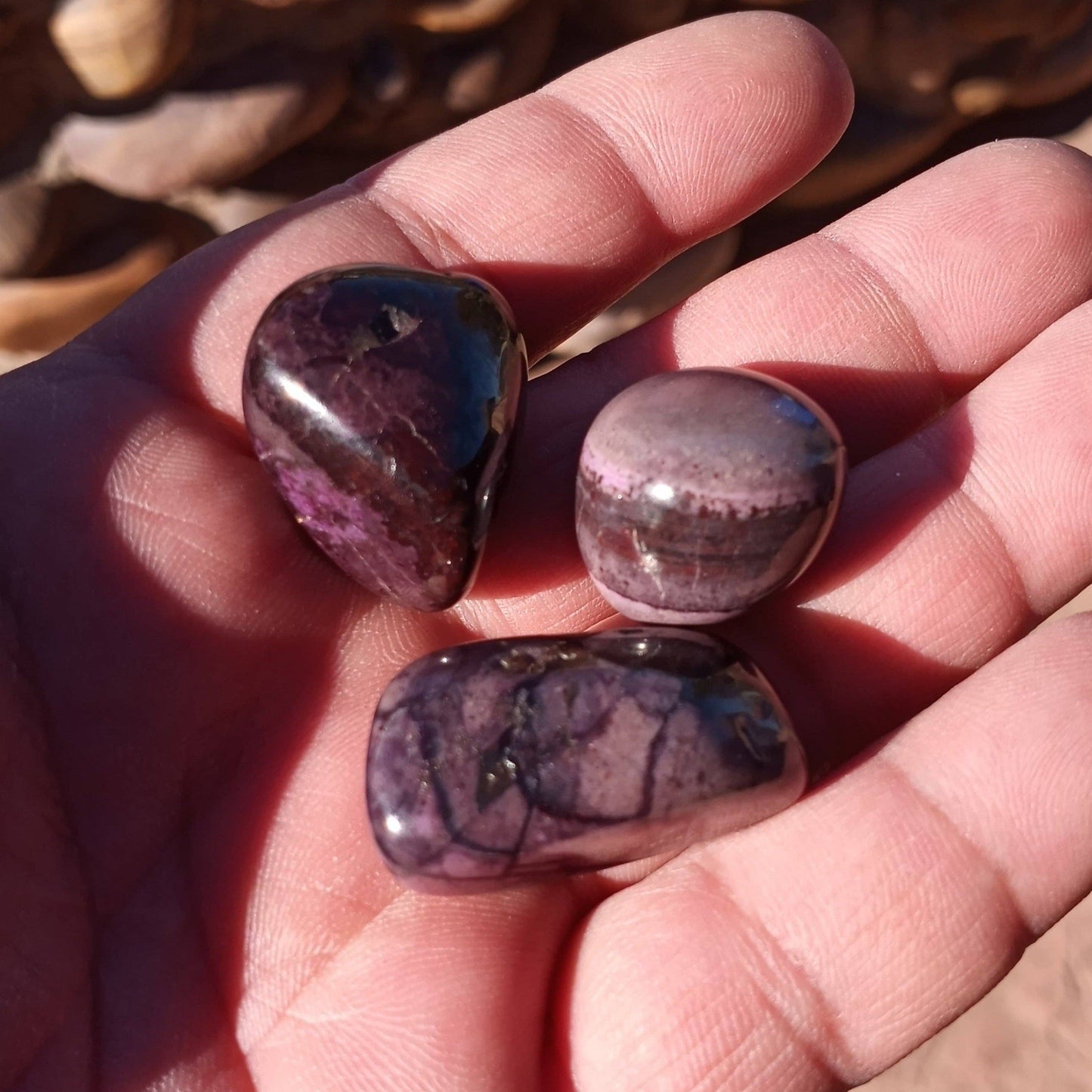 1" Tumbled Sugilite