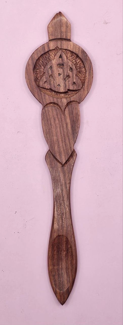 Wooden spoon w/ Triquetra