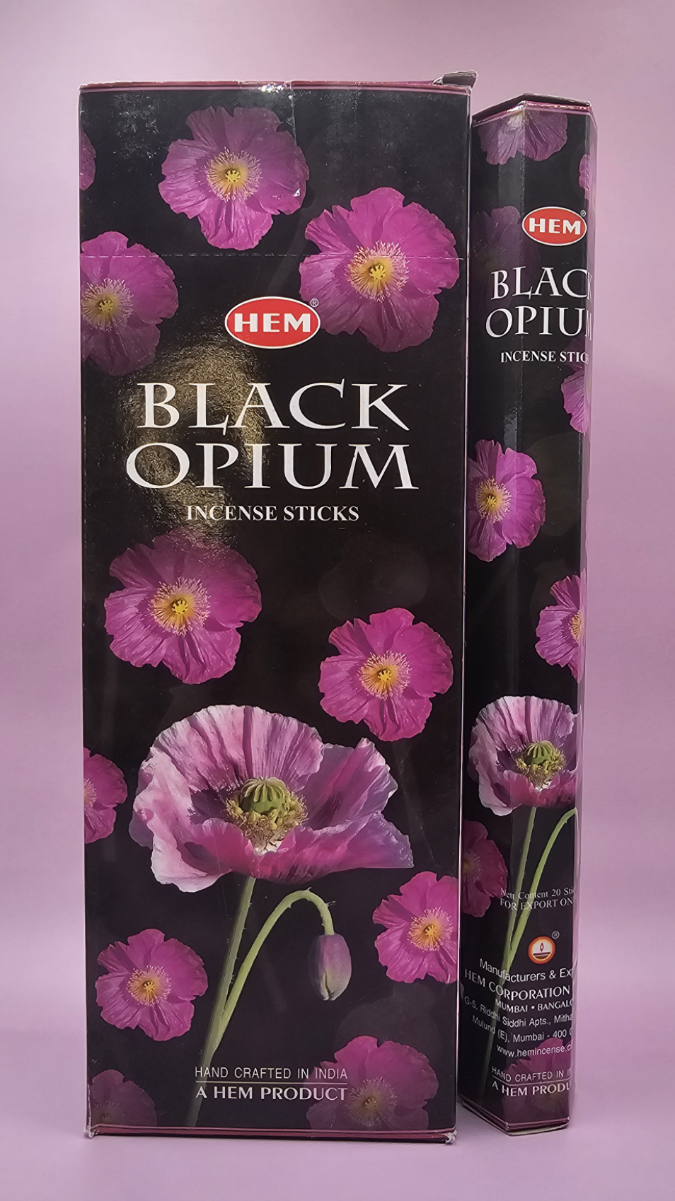 HEM Black Opium Incense