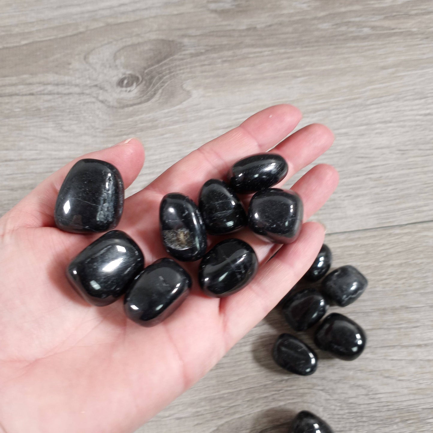 Tumbled Black Stone Tourmaline