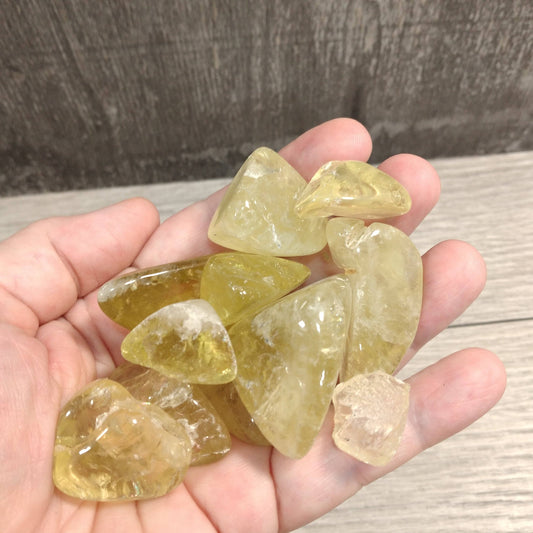 Medium Tumbled Lemon Citrine