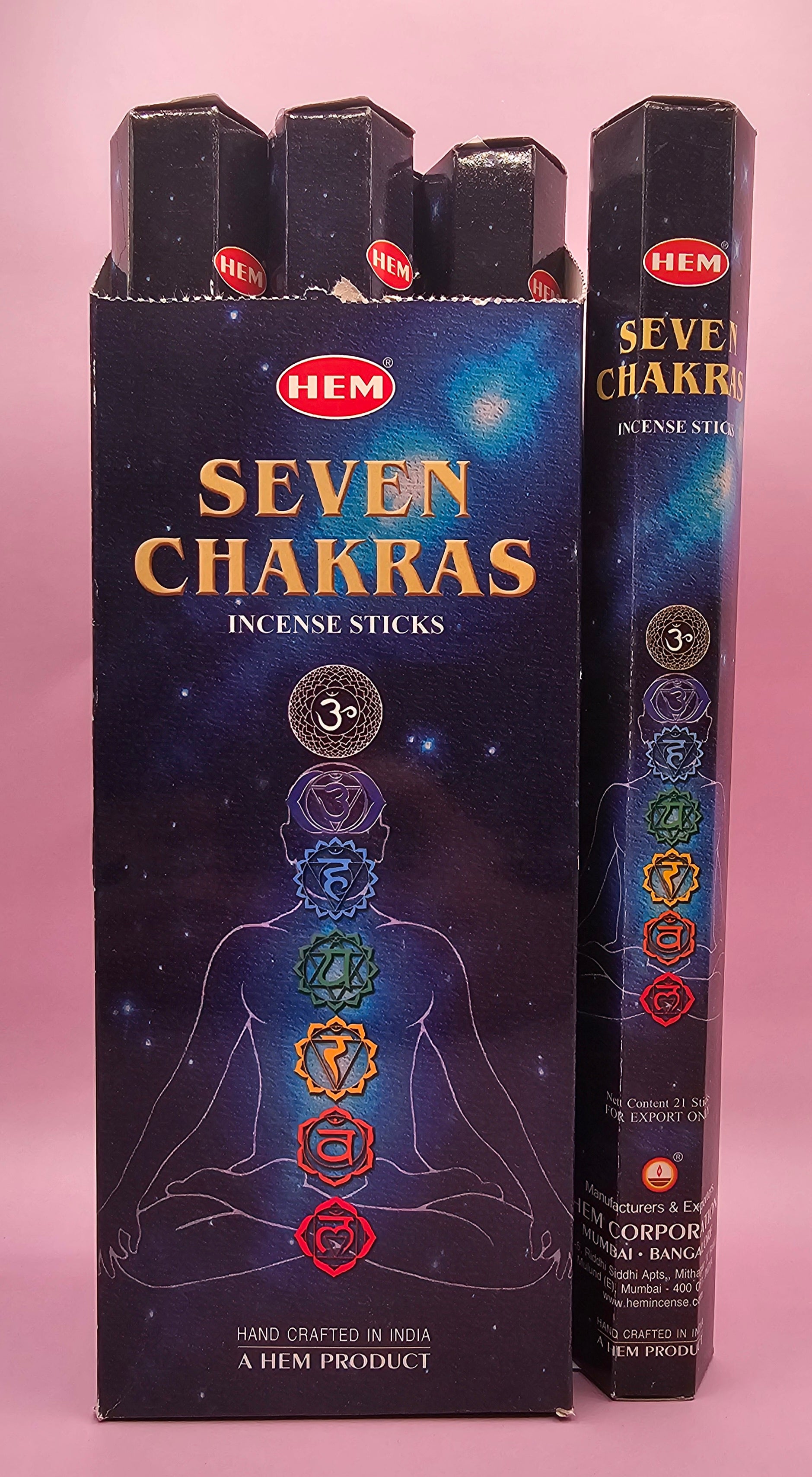 HEM Seven Chakra Incense